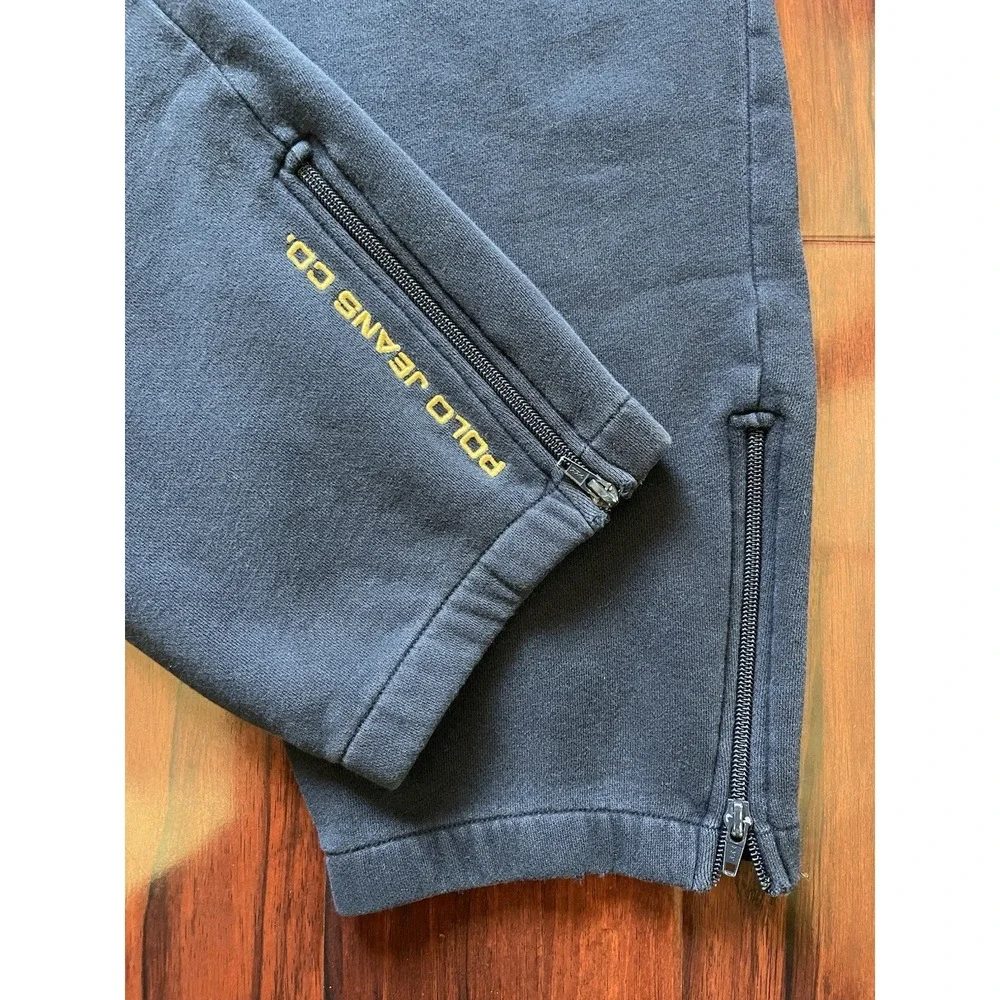 Polo Jeans‎ Company USA Navy Blue Sweatpants Men's Size Large Preowned Y2K 2000s